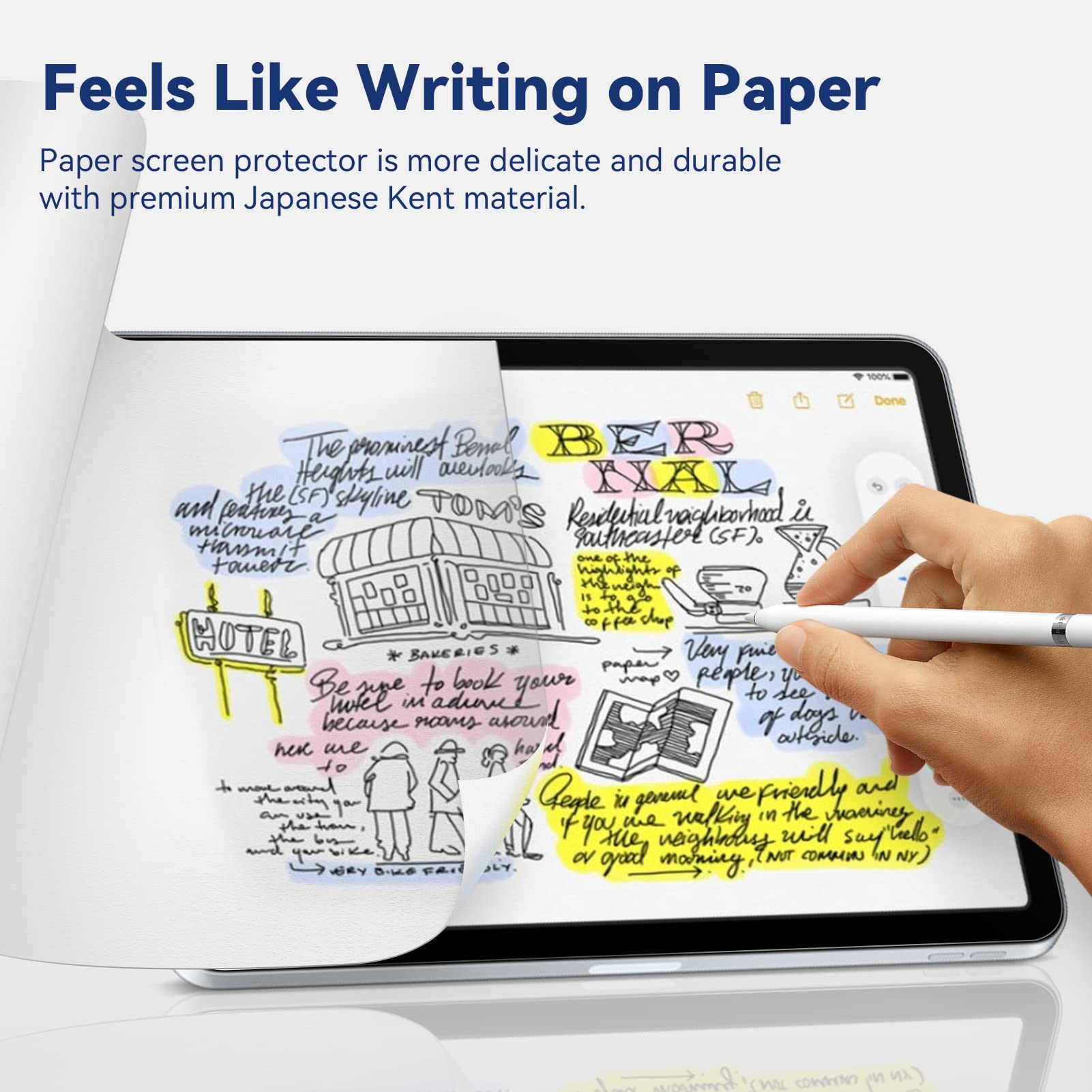 Pad Air6 11インチ2024用ペーパーライクフィルム紙のような描き心地 楽天市場】【紙のような書き心地 11インチ 2024/2025年】ペーパー